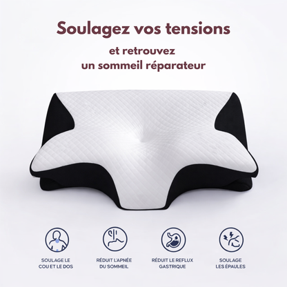 Oreiller Ergonomique DORSEN - Oreiller de décompression