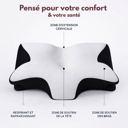 Oreiller Ergonomique DORSEN - Oreiller de décompression