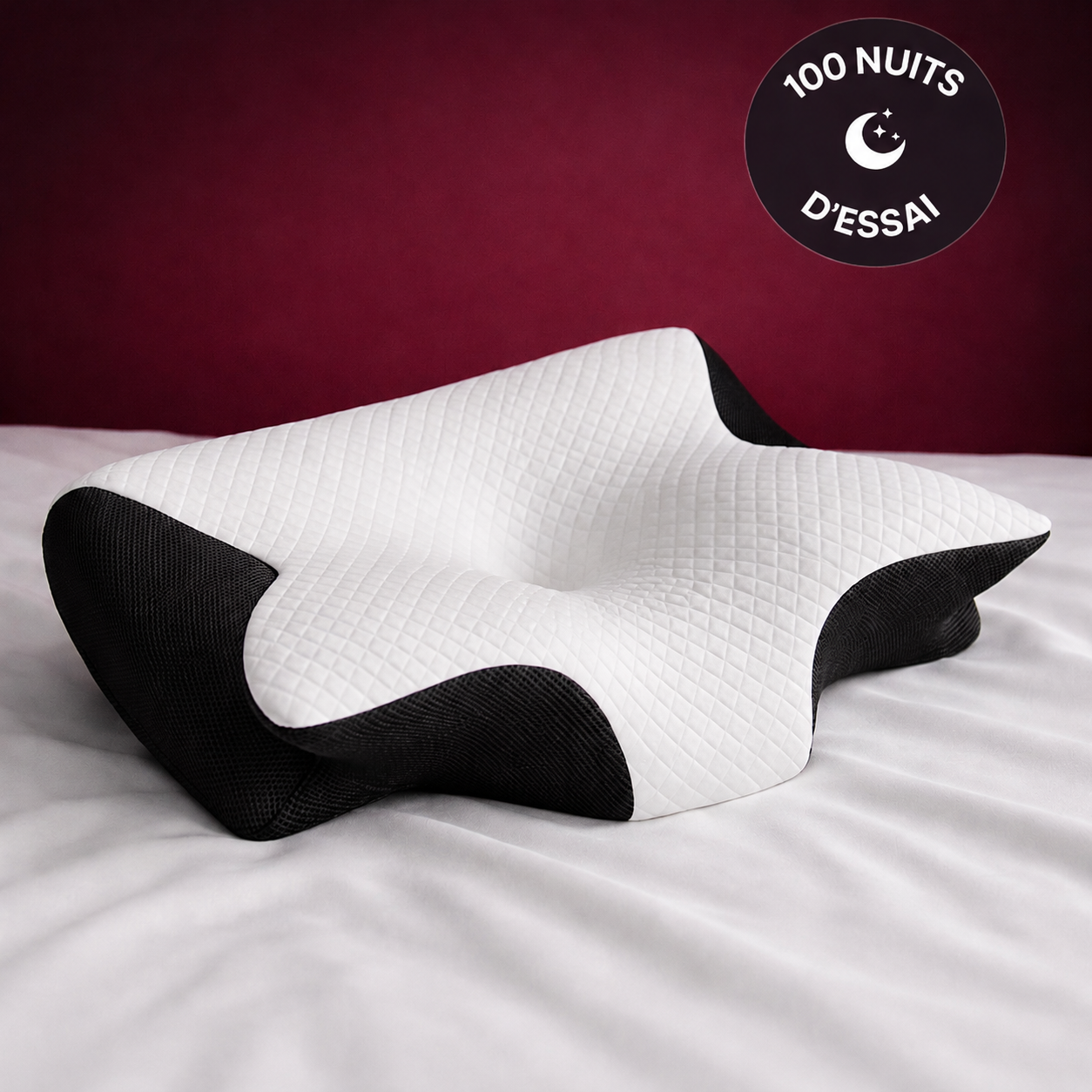 Oreiller Ergonomique DORSEN - Oreiller de décompression