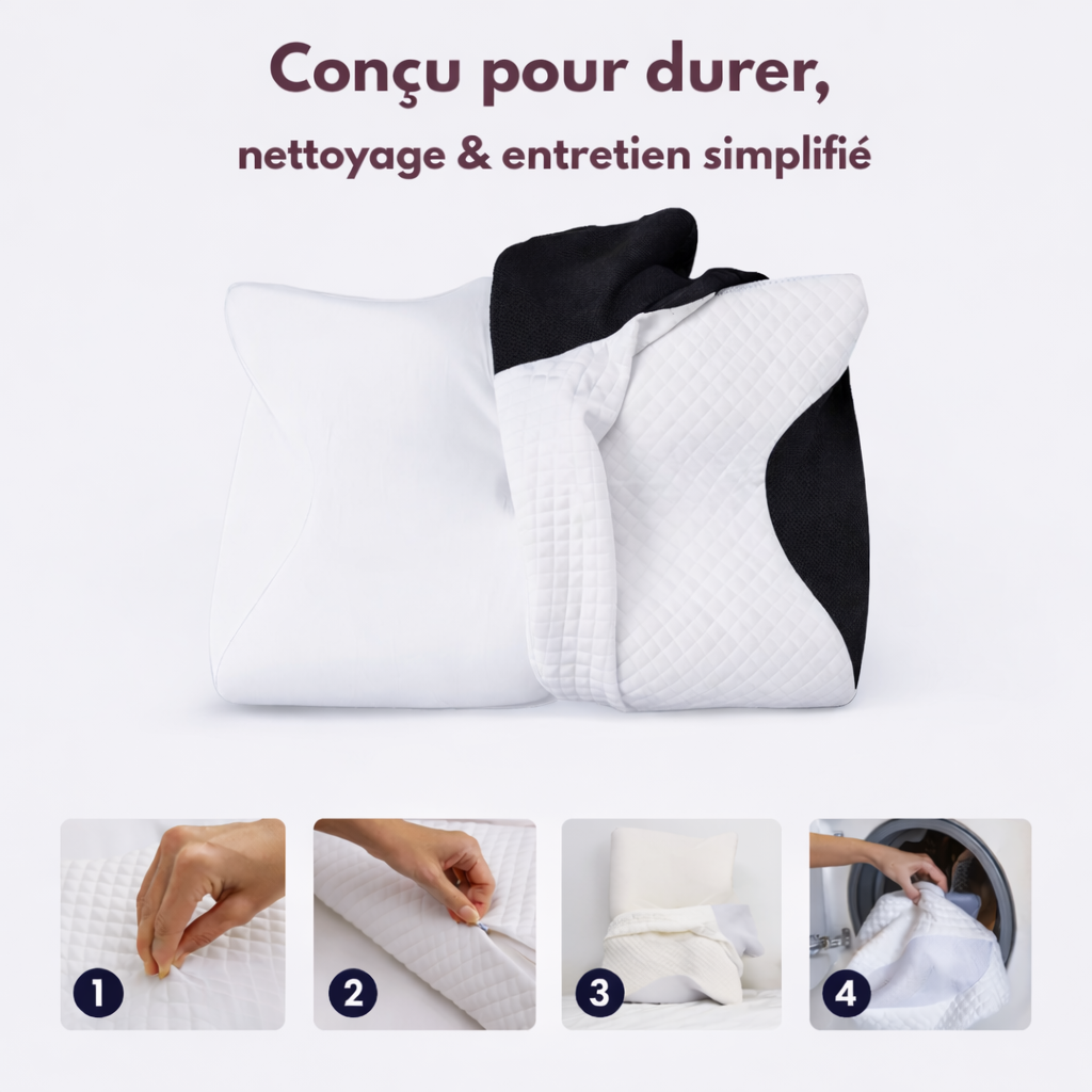 Oreiller Ergonomique DORSEN - Oreiller de décompression